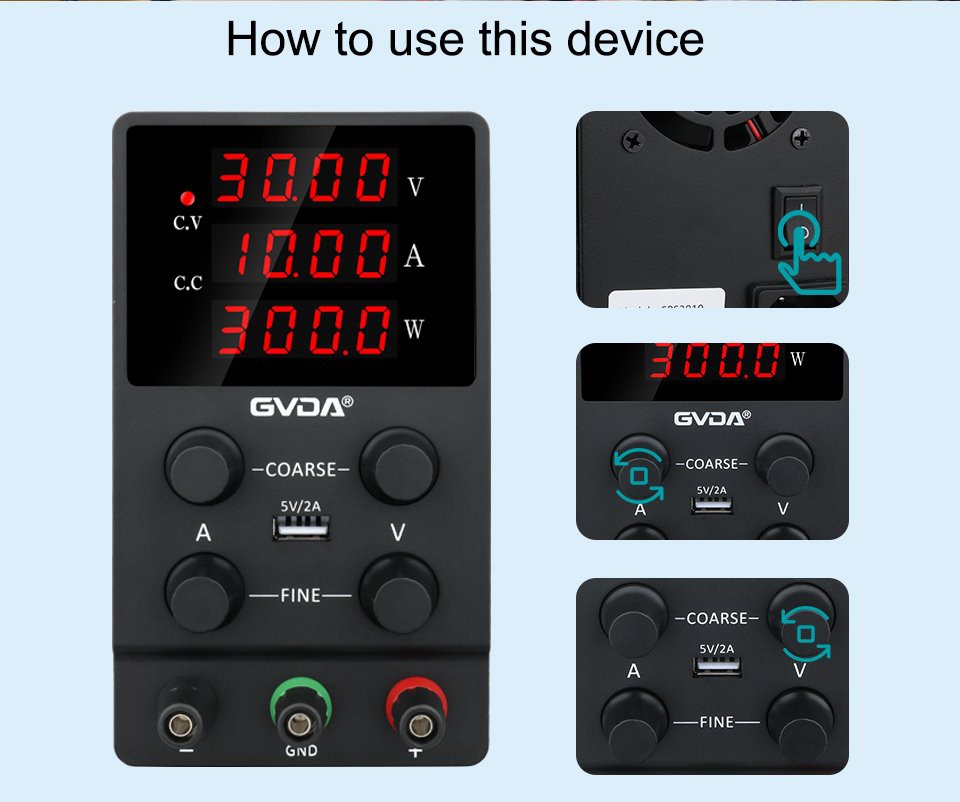 6. 30V 10A Power Supply