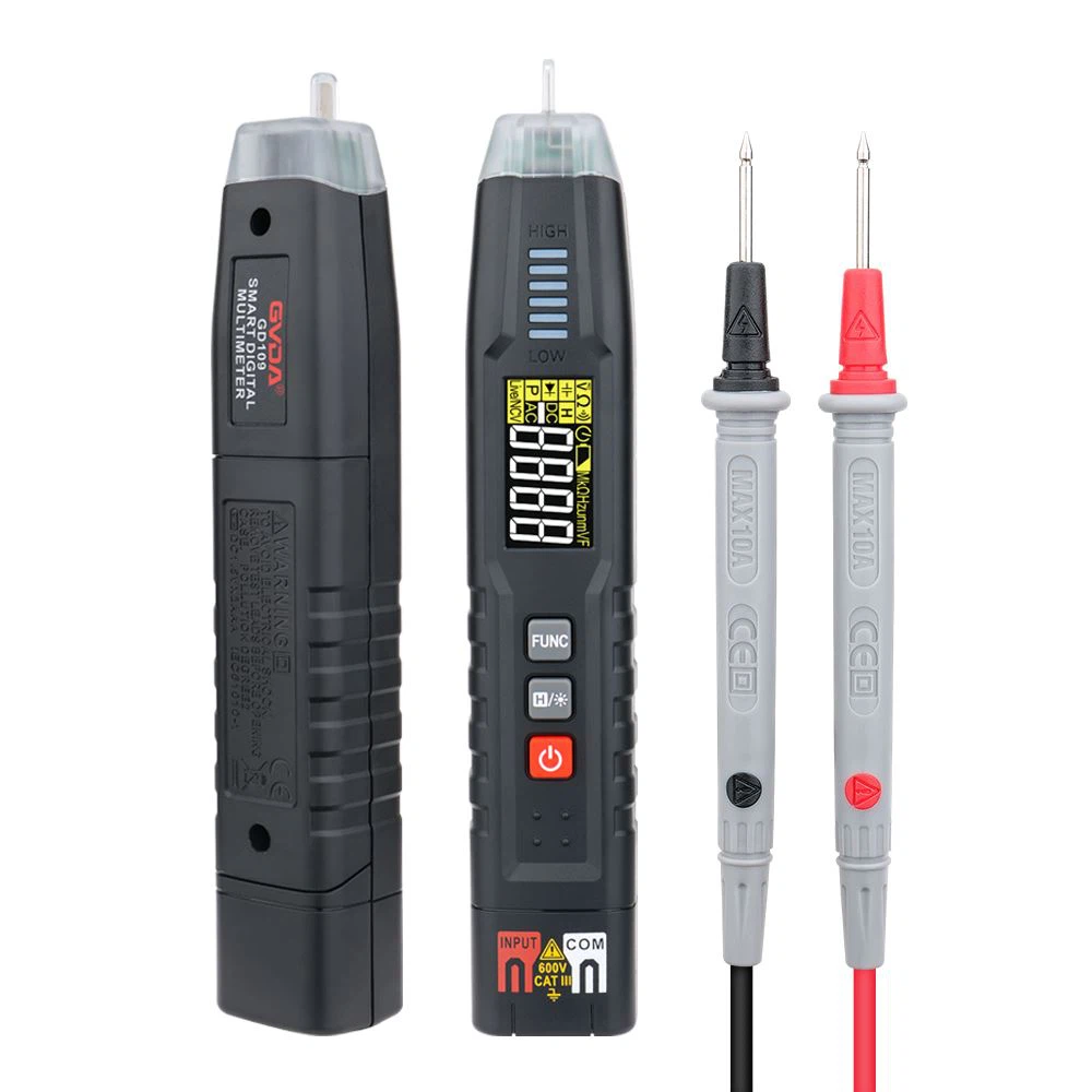 Detekce sledu fází pera typu NCV Smart Multimter GD109